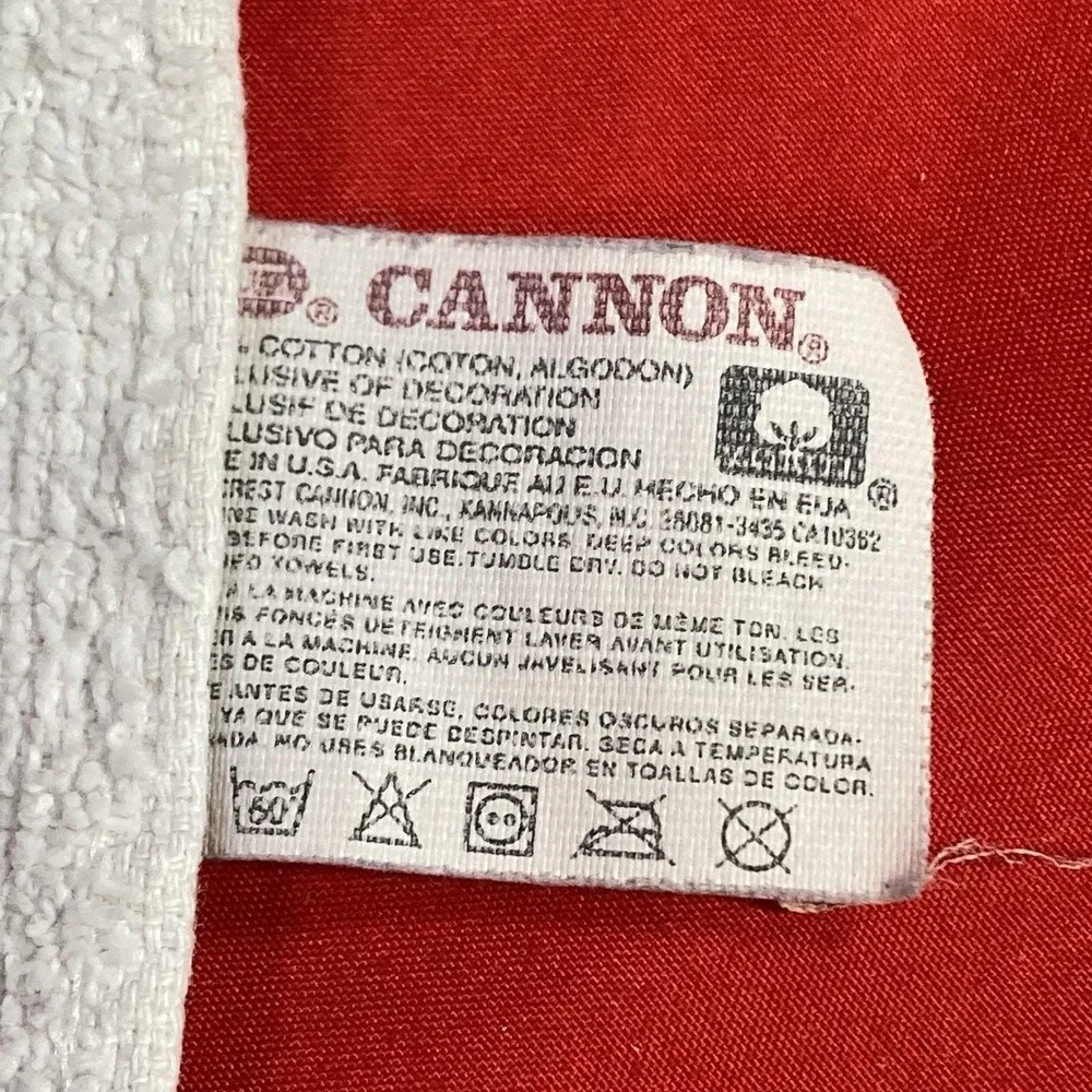 Vintage 1990's Cannon Walt Disney Mickey Mouse Fold Towel / Made in the USA